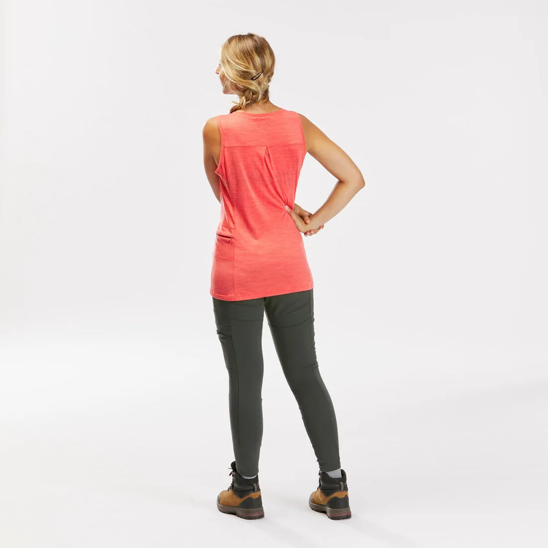 Women's Trek Leggings Reinforced & Multipocket - Travel 500