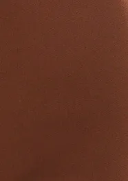 Women's Trousers - Plain Brown Skinny Fit Ankle Length with Zip Closure - Liquorish