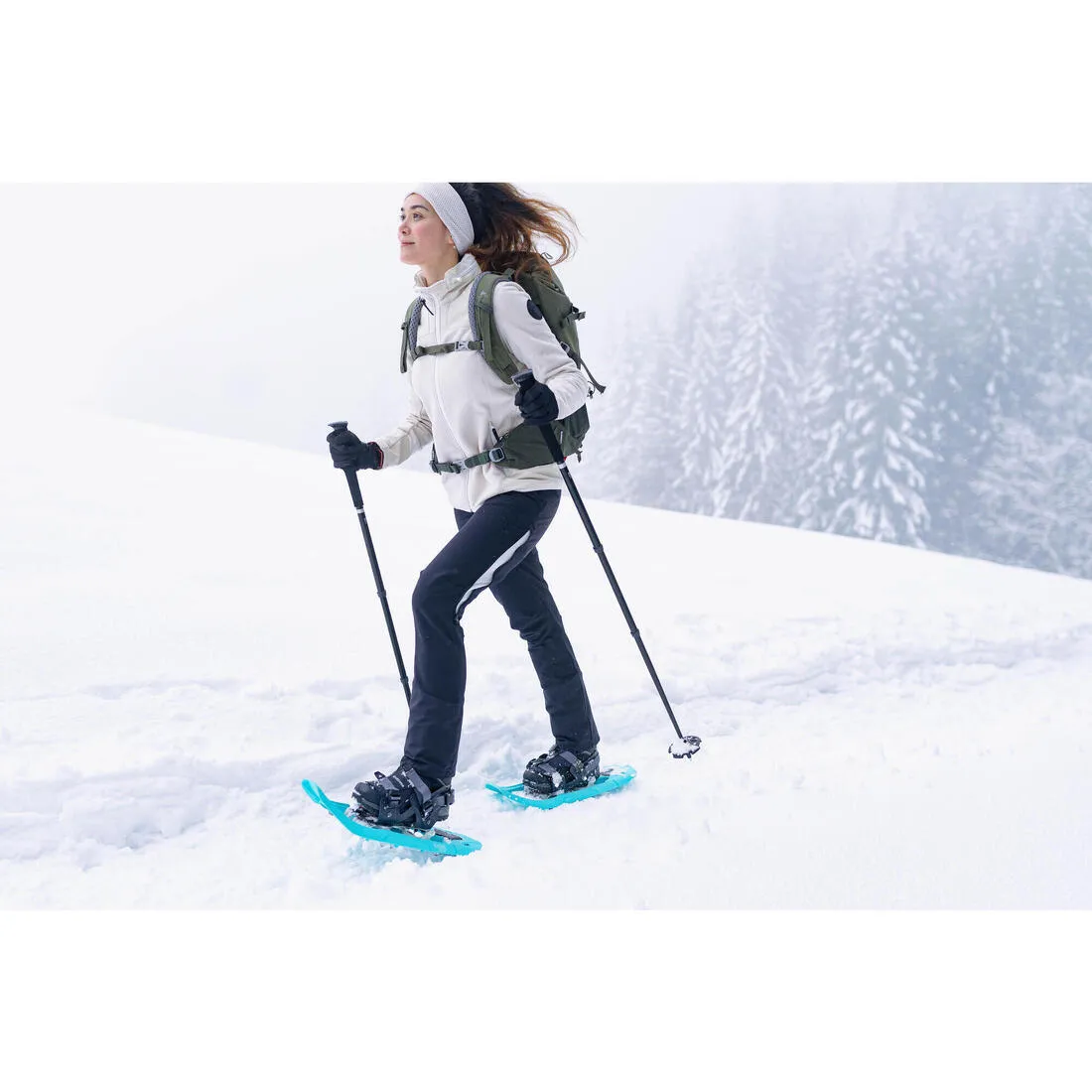 Women’s warm water-repellent ventilated hiking trousers - SH500 MOUNTAIN VENTIL