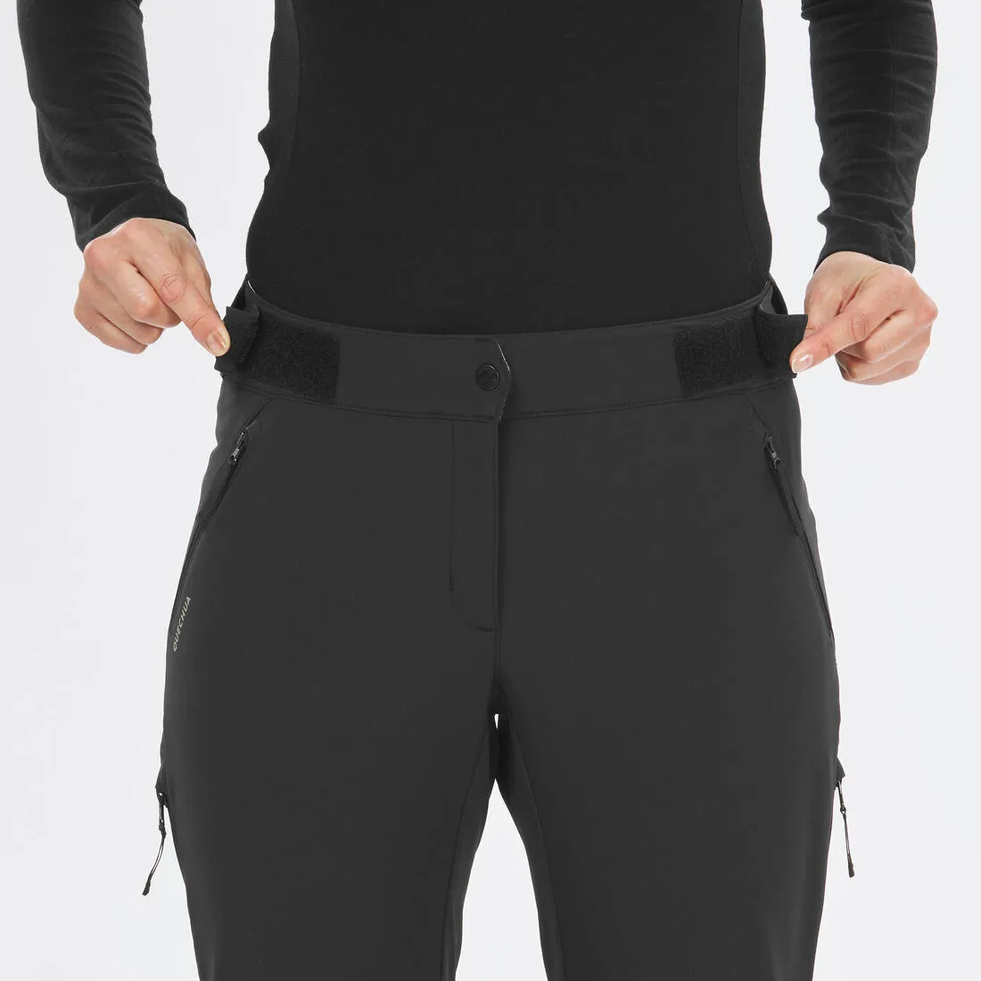 Women’s warm water-repellent ventilated hiking trousers - SH500 MOUNTAIN VENTIL