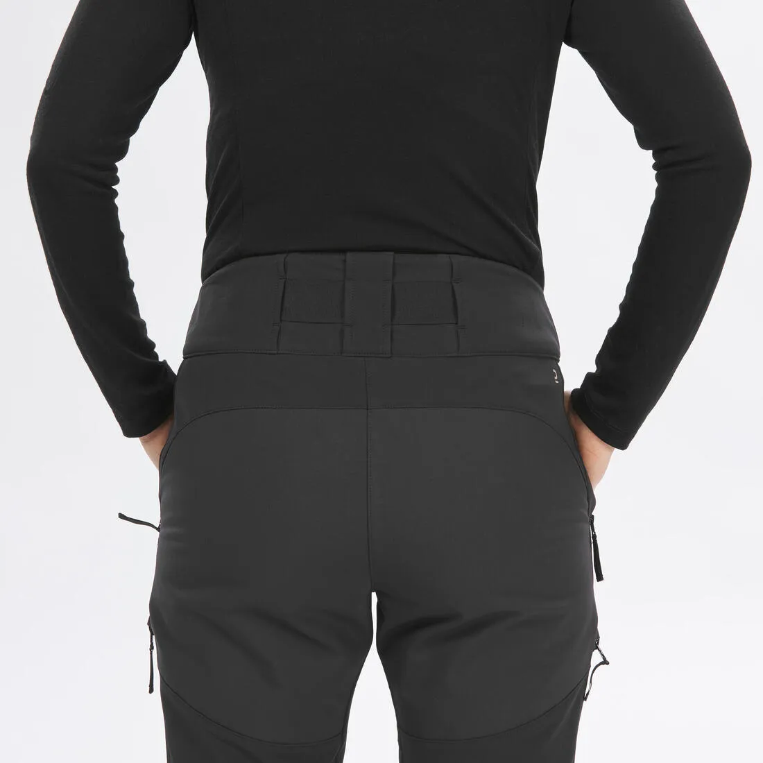 Women’s warm water-repellent ventilated hiking trousers - SH500 MOUNTAIN VENTIL