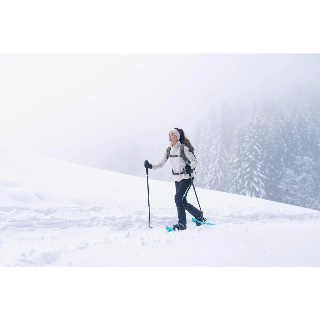 Women’s warm water-repellent ventilated hiking trousers - SH500 MOUNTAIN VENTIL