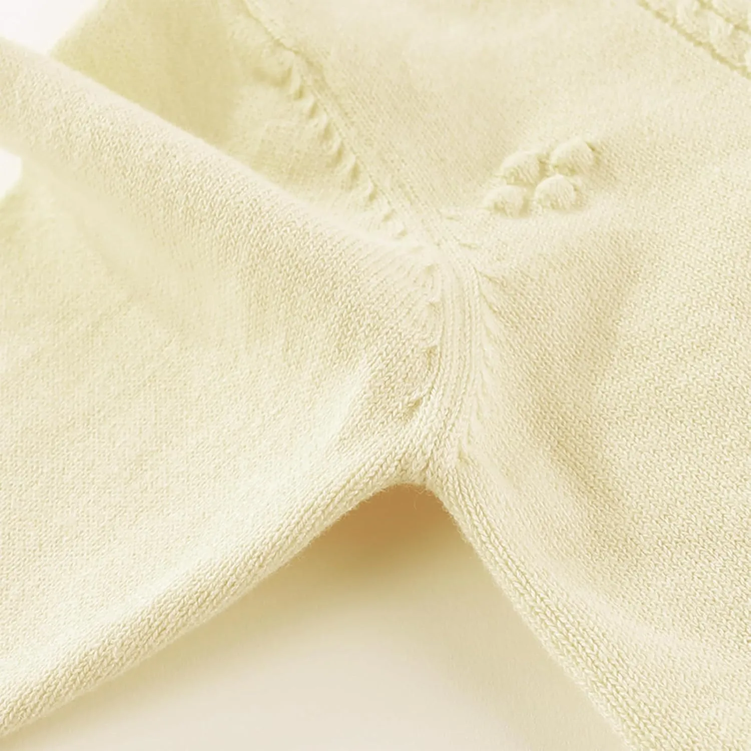 Yanmucy Baby Girl Cardigans Sweater Bow Cotton Knit Jumpers Coat Toddler Girls Clothes Warm Outwear Knitwear Jacket