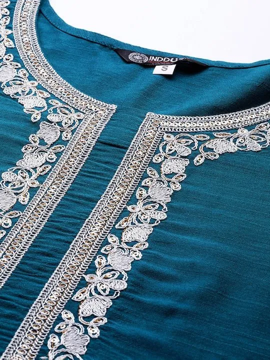 Yoke Design Kurta with Trousers