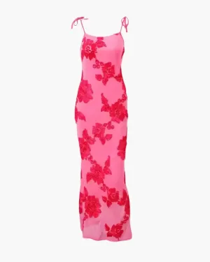 Ysaline – Timeless elegance – Maxi dress with adjustable shoulder ties