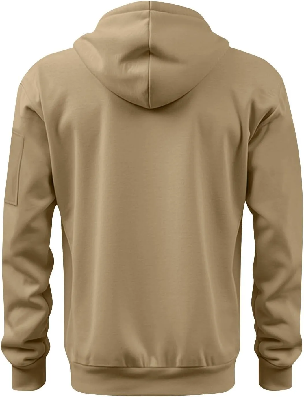 Zip Up Hoodie Men Lightweight Graphic Tactical Hoodies Classic Outdoor Hooded Vintage Drawstring Workout Hoodie